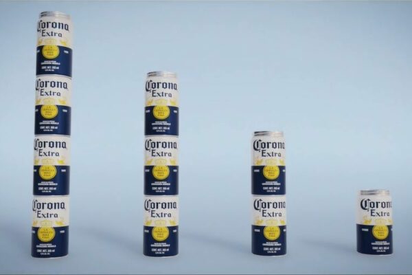 Corona Unveils Stackable Aluminum Cans to Replace Plastic Rings